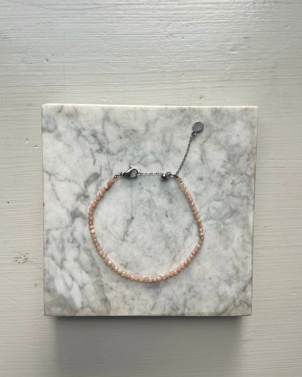 Armband - Peach Månsten